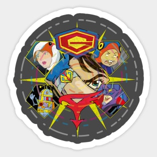 Battle of the Planets (Transmute) Sticker